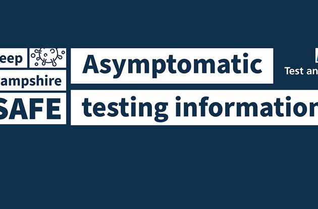 Testing information banner image